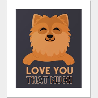 CUTE DOG - Love you Posters and Art